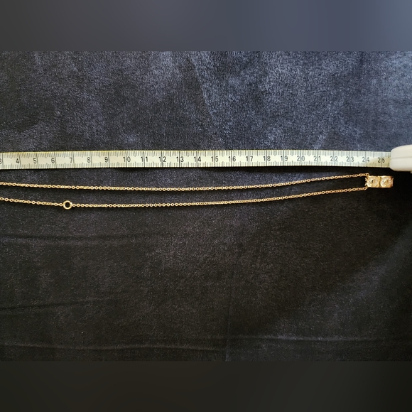 Coach Open Heart Pave CZ Gold Necklace - Picture 12 of 12